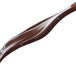 Image showing pouring chocolate