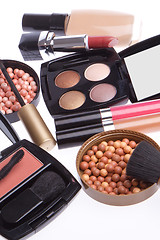 Image showing set of cosmetic makeup products