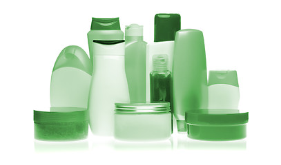 Image showing cosmetic bottles