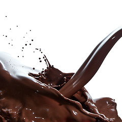 Image showing pouring chocolate