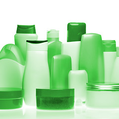 Image showing cosmetic bottles