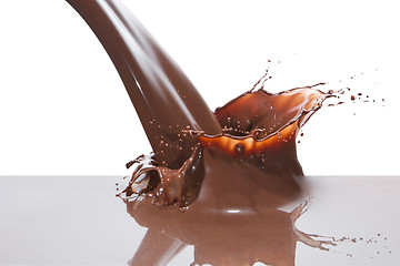 Image showing pouring chocolate