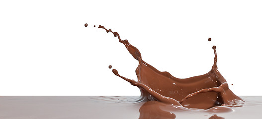 Image showing chocolate splash