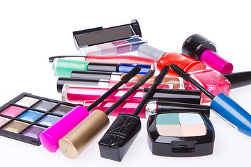 Image showing set of cosmetic products