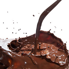 Image showing pouring chocolate