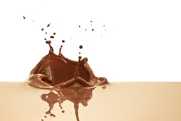 Image showing chocolate splash