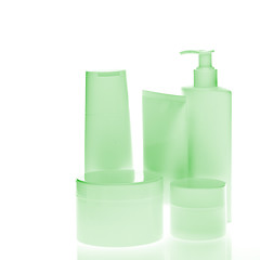 Image showing cosmetic bottles