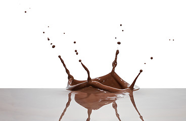 Image showing chocolate splash