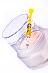 Image showing botox cream with syringe