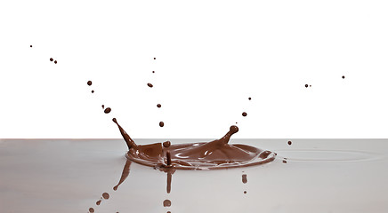 Image showing chocolate splash