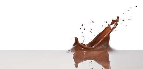 Image showing chocolate splash