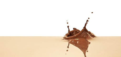 Image showing chocolate splash