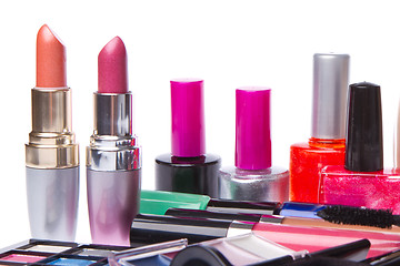 Image showing set of cosmetic products