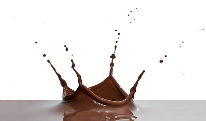 Image showing chocolate splash