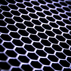 Image showing abstract metallic grid