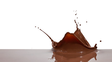 Image showing chocolate splash