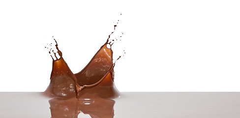 Image showing chocolate splash