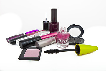 Image showing collection of make-up