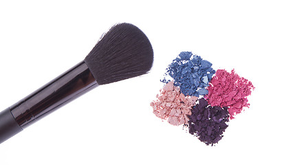 Image showing crushed eyeshadows