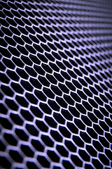 Image showing abstract metallic grid