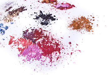 Image showing crushed eyeshadow