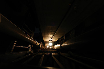 Image showing Stairwell in old building four