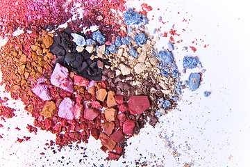 Image showing crushed eyeshadow