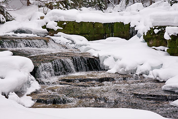 Image showing frozen stream