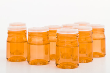 Image showing cosmetic glass containers