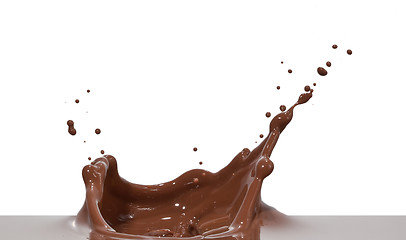 Image showing chocolate splash