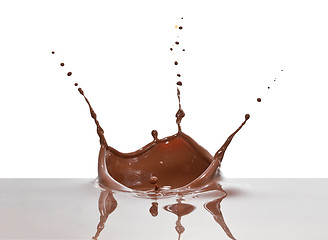 Image showing chocolate splash