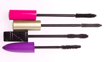 Image showing mascara set isolated