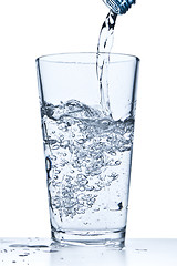 Image showing pouring water into glass