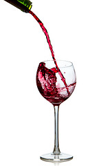 Image showing pouring red wine 