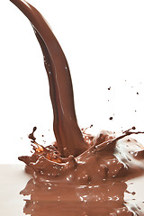 Image showing pouring chocolate