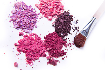 Image showing crushed eyeshadow