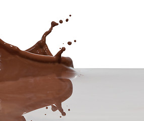 Image showing chocolate splash