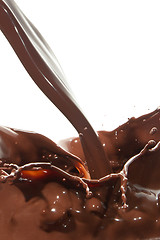 Image showing pouring chocolate