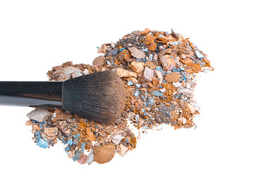 Image showing crushed eyeshadows