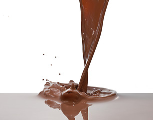 Image showing chocolate splash