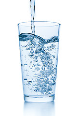 Image showing water splash in glass