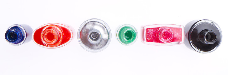 Image showing nail polish set