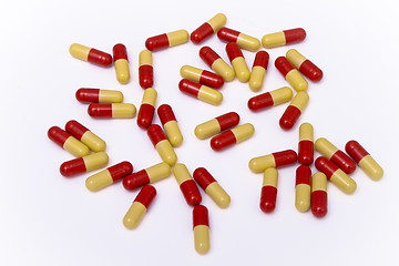 Image showing colorful capsules