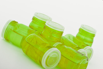 Image showing cosmetic glass containers