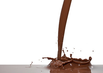 Image showing chocolate splash