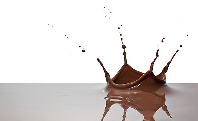 Image showing chocolate splash