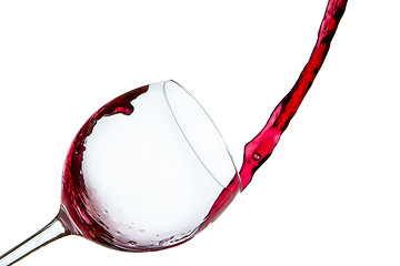 Image showing pouring red wine 