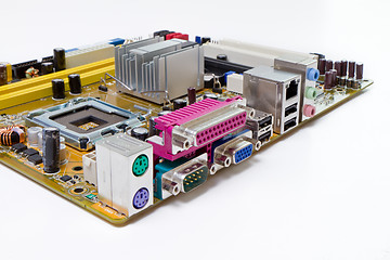 Image showing motherboard isolated