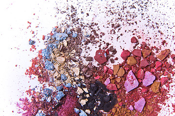 Image showing crushed eyeshadow