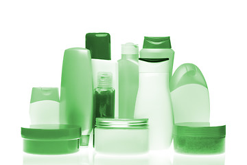 Image showing cosmetic bottles